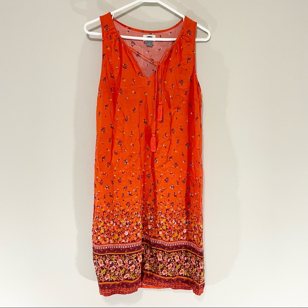 Old Navy Orange Shift Dress Size S